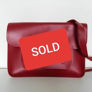15 inch Classic Satchel in Leather - Oxblood